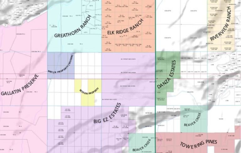 Map of Big Sky shown by covenant